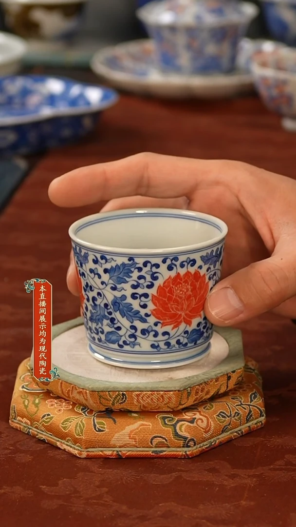 陶瓷景德镇手工手绘美器123