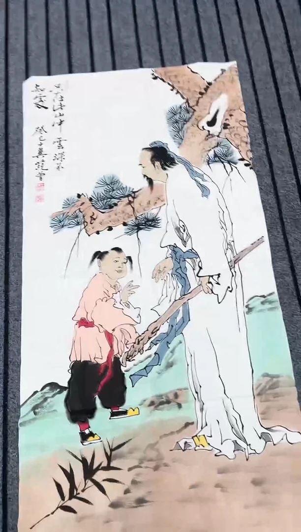 精品国画人物作品