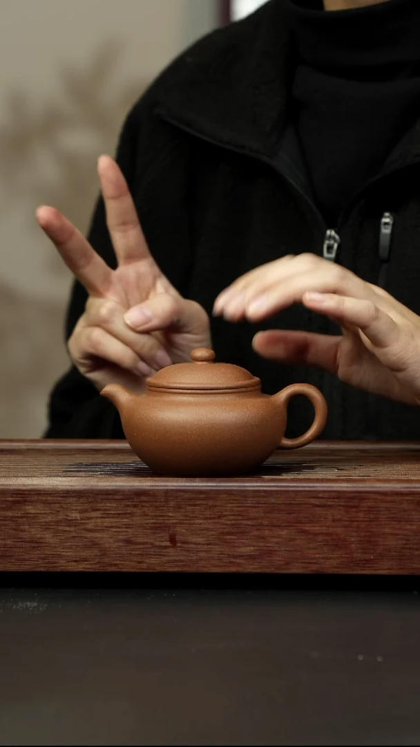 紫砂茶壶老段 永福莲子