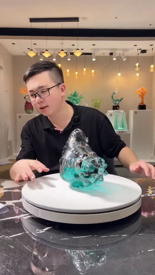茶宠巴比特美学 蓝色海螺