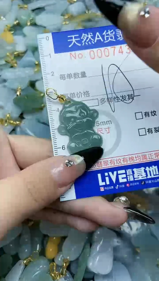 【闪购商品】翡翠颈饰未镶嵌天然A货翡翠