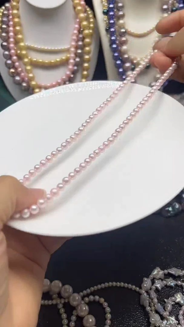 淡水珍珠未镶嵌颈饰多人