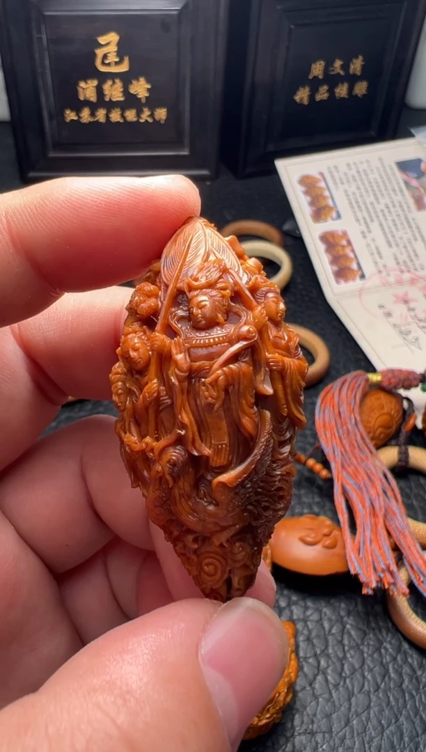 手串/手链橄榄核回血朱振华本工2.55*5.0母仪天下单件