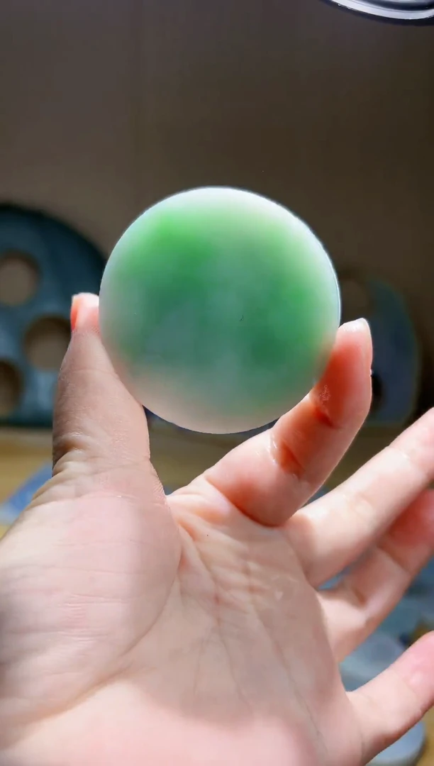 翡翠未镶嵌颈饰翡翠A货 姜谭843