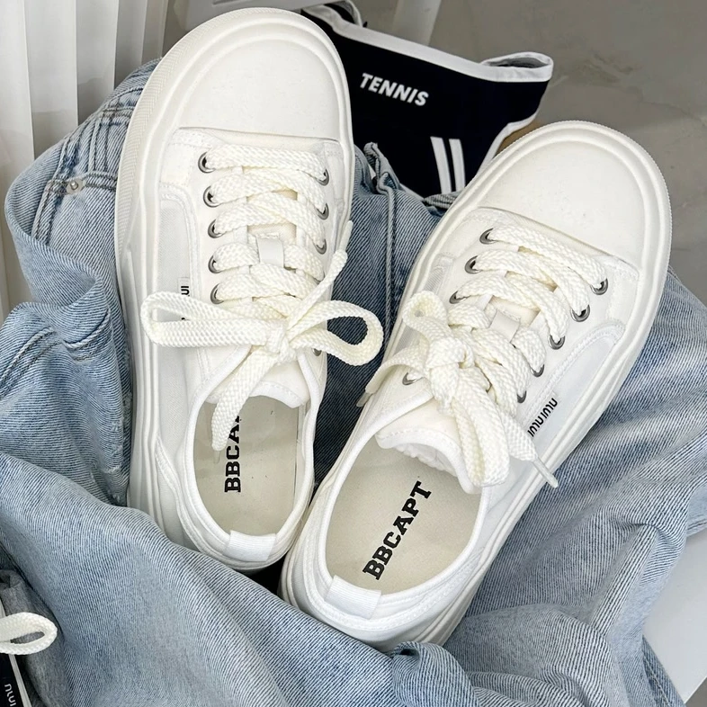 WHY ME HOME【面包板鞋】跟高6cm棒球队长休闲鞋BQ96618