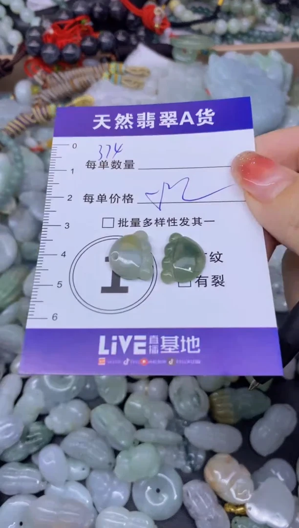 颈饰未镶嵌翡翠天然翡翠A货批量多样性发一件