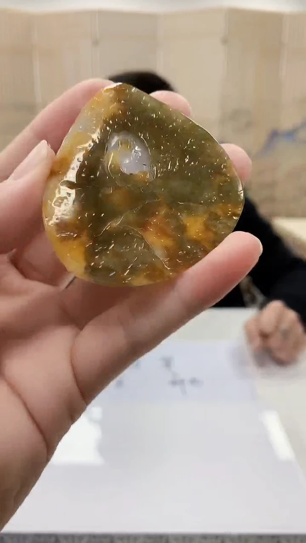 【闪购商品】定制翡翠未镶嵌5152bb-毛货挂件39