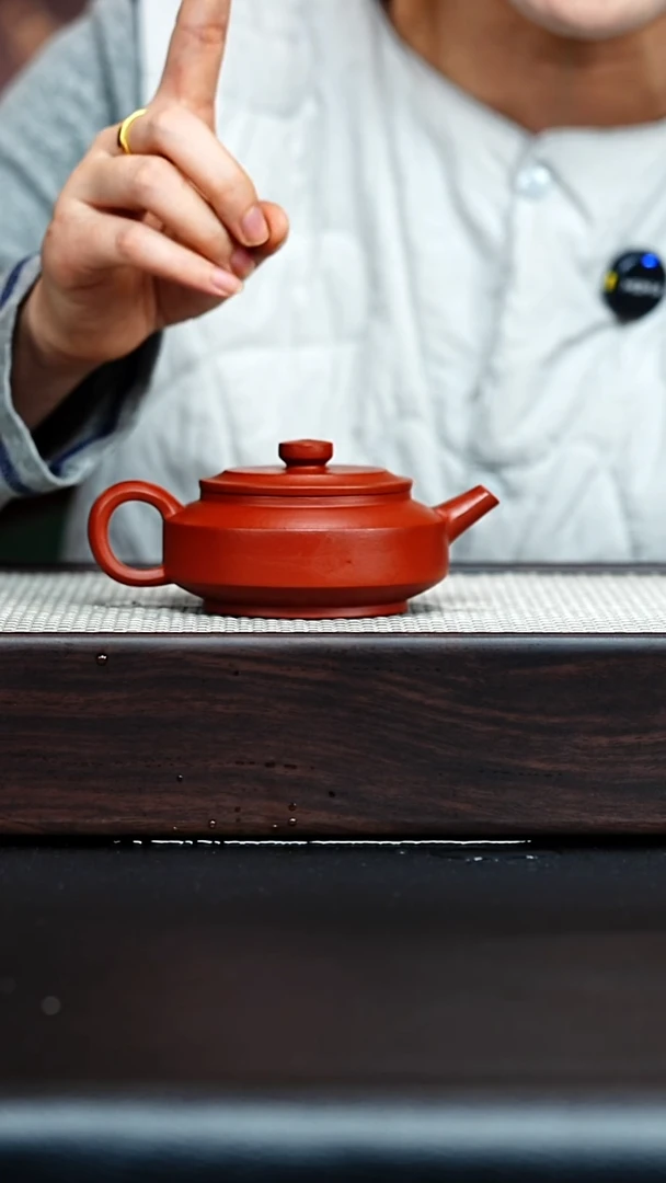 茶壶紫砂宜兴紫砂 周盘 大红袍