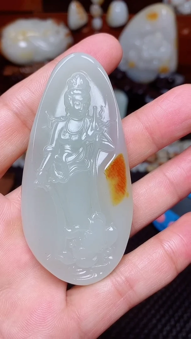 未镶嵌和田玉挂件夏*年3