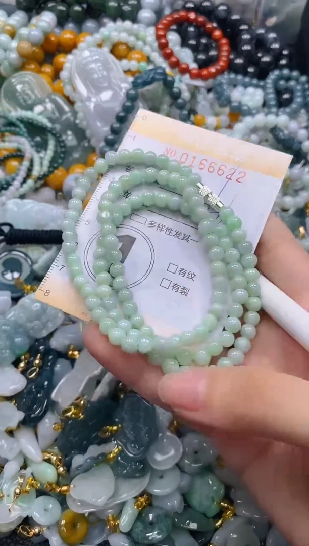 翡翠未镶嵌颈饰闪购0166622多样性发其一
