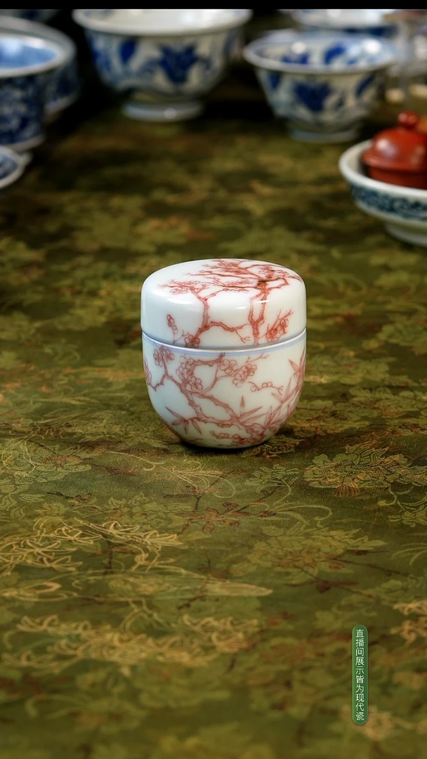 釉里红梅花茶枣11