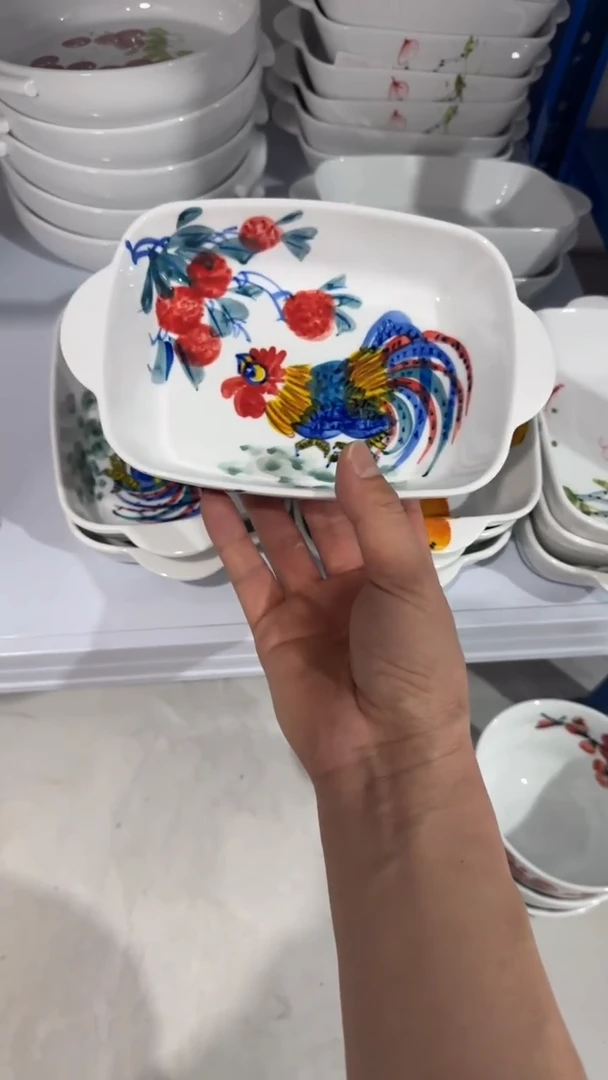 其他景德镇高温瓷（双耳烤盘）