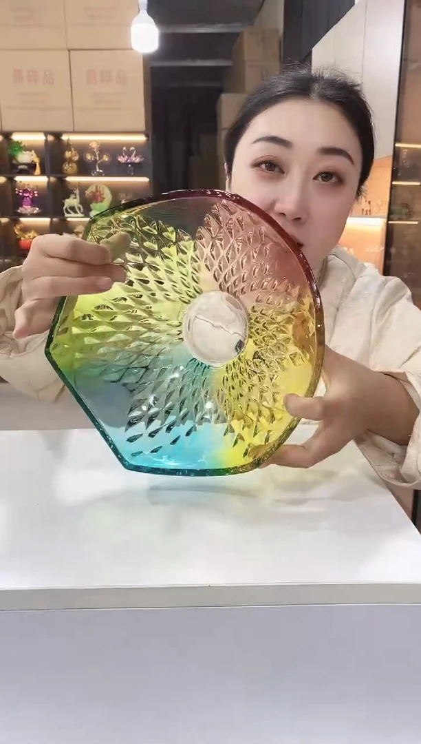 彩色雨花果斗一个