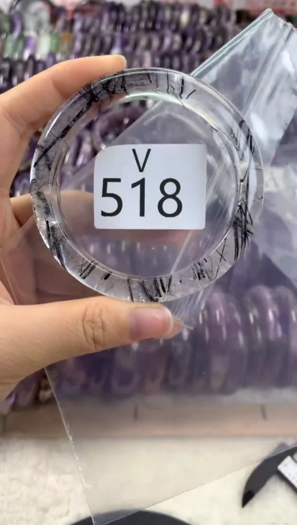 【闪购商品】水晶水晶手镯V未镶嵌518-61