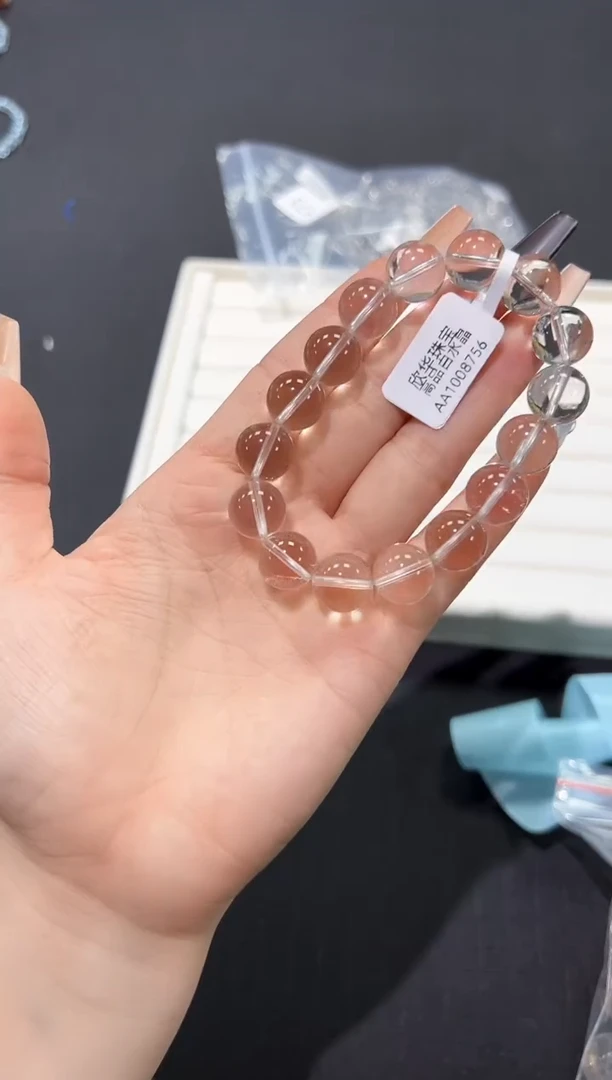 水晶手链未镶嵌74f多样性发其一【条】默认微瑕/高品12mm