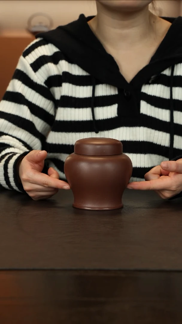 【闪购商品】紫砂茶壶直播福利将军罐紫泥约150克