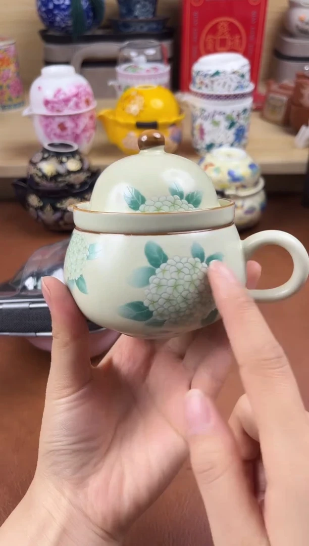 陶陶瓷茶具摆件旅行套组