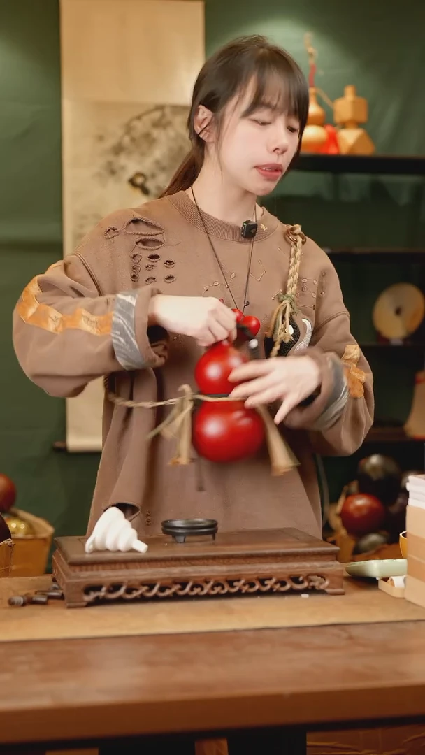 255号精品天然大漆酒葫芦一物一拍~