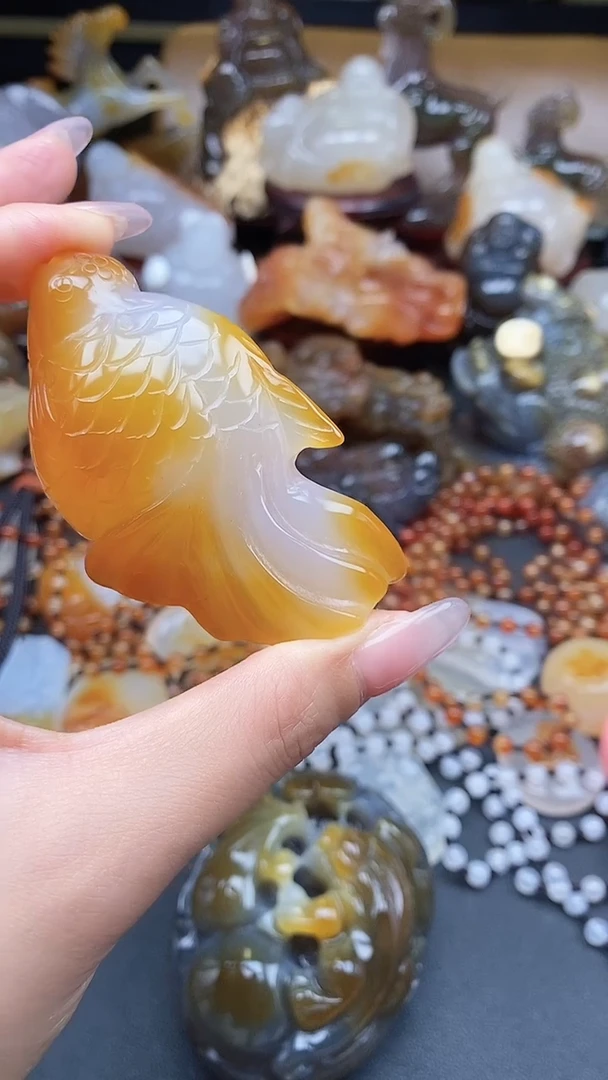 【闪购商品】玛瑙/玉髓颈饰未镶嵌dd