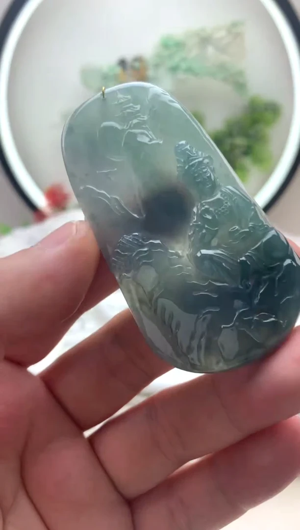 颈饰未镶嵌翡翠大势至