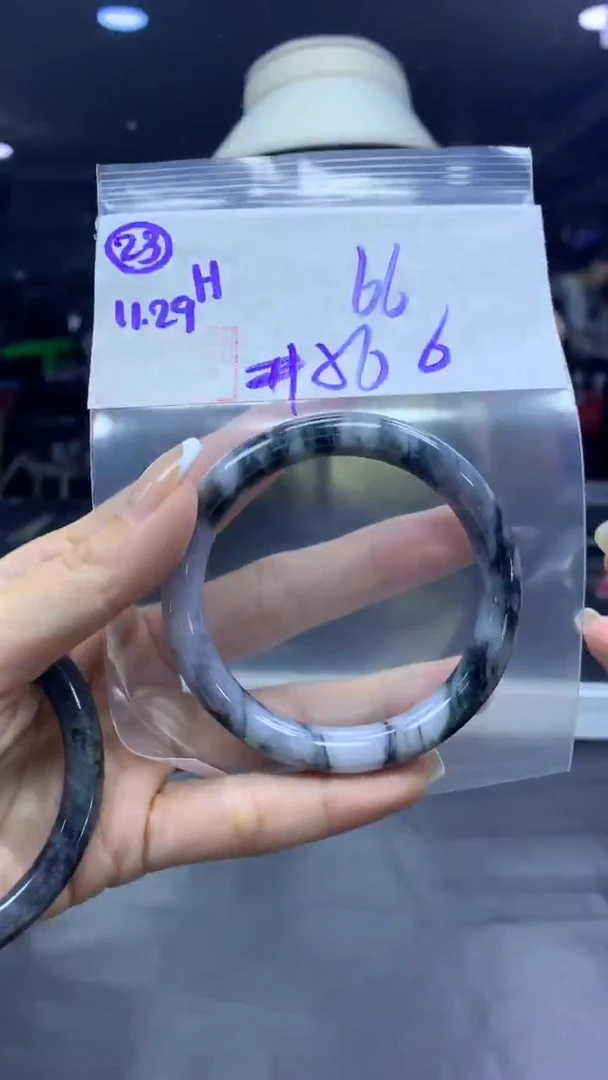 未镶嵌定制翡翠23手镯56纹+66元+拍一发一