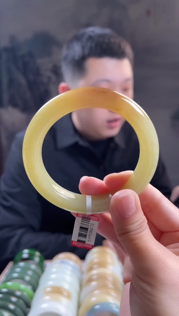 未镶嵌手镯和田玉57+圈口6272