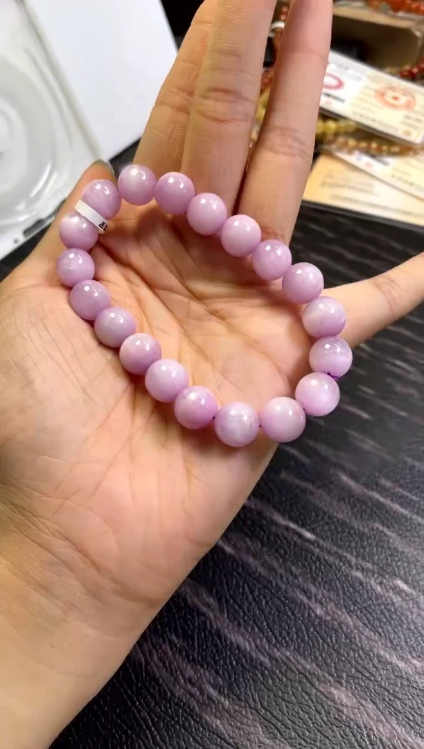 水晶手链未镶嵌10±/x-017【紫锂辉