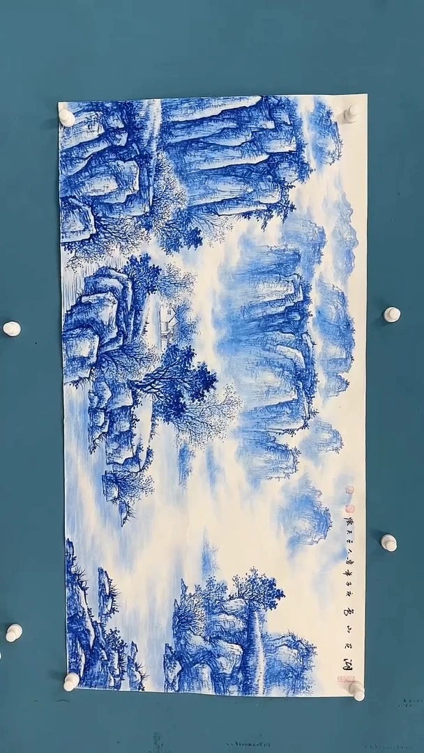 【闪购商品】国画1.21-国检-王夫怀-四尺-13