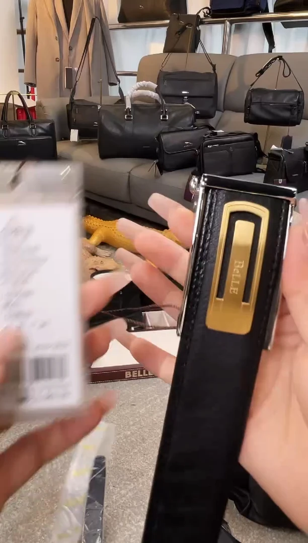 鸵鸟皮（革）韩爵绅士包包皮具163/长度120