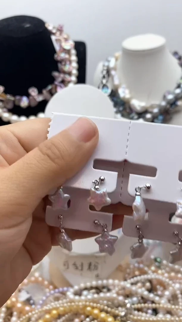 淡水珍珠钛钢颈饰148