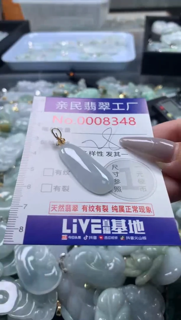 颈饰未镶嵌翡翠8348