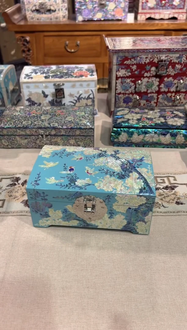 【闪购商品】绒布底弘贝雅螺钿漆器文化馆