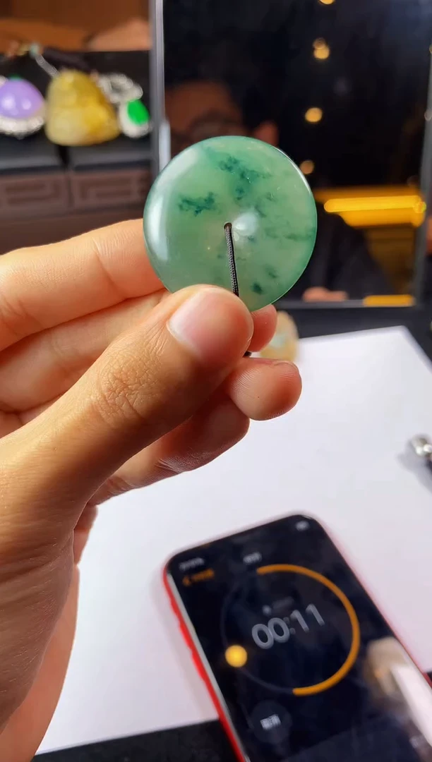 未镶嵌定制翡翠默***~5044毛货不退不换