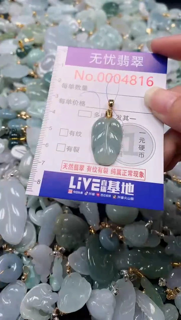 吊坠(不含链)未镶嵌翡翠4816