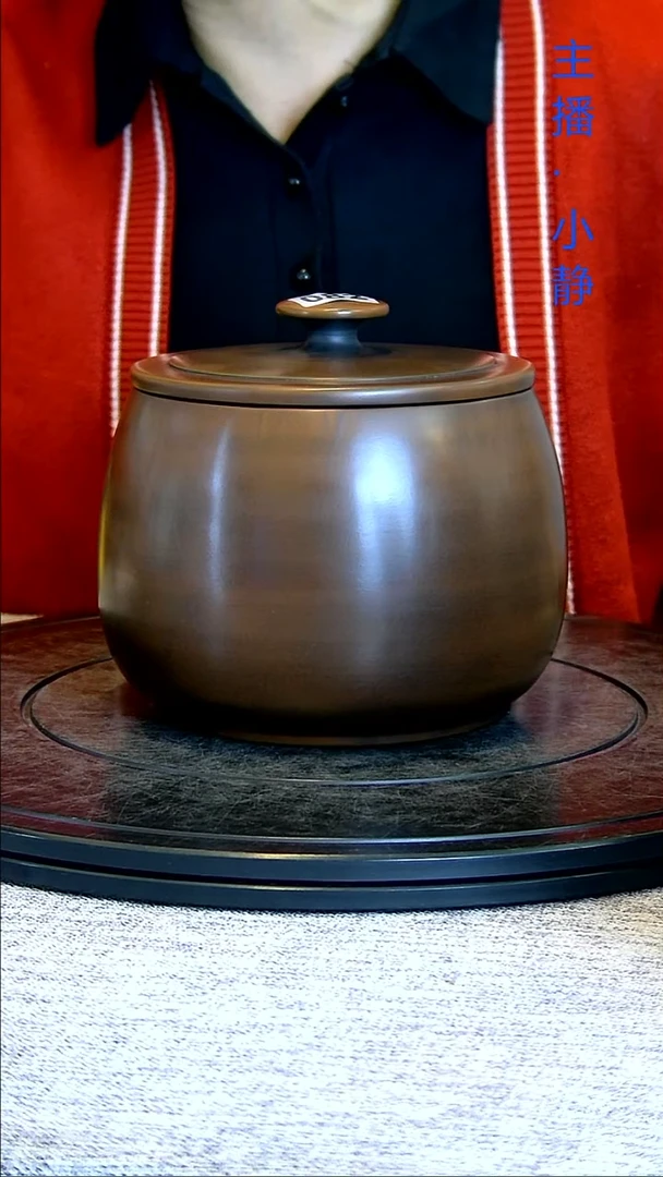 全手工紫陶茶罐精磨357撬散一片