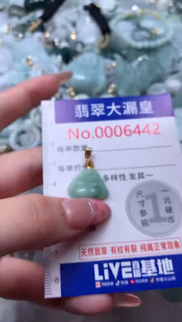吊坠(不含链)未镶嵌翡翠6442