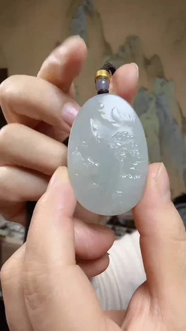 颈饰未镶嵌和田玉.