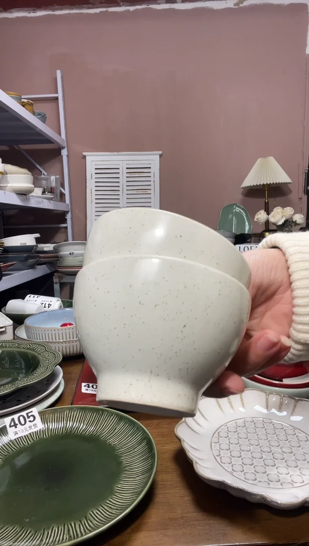 陶瓷微瑕（2个装）芝麻釉小碗2个