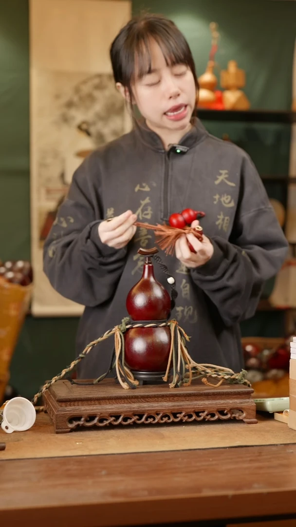 292号精品天然大漆酒葫芦一物一拍~