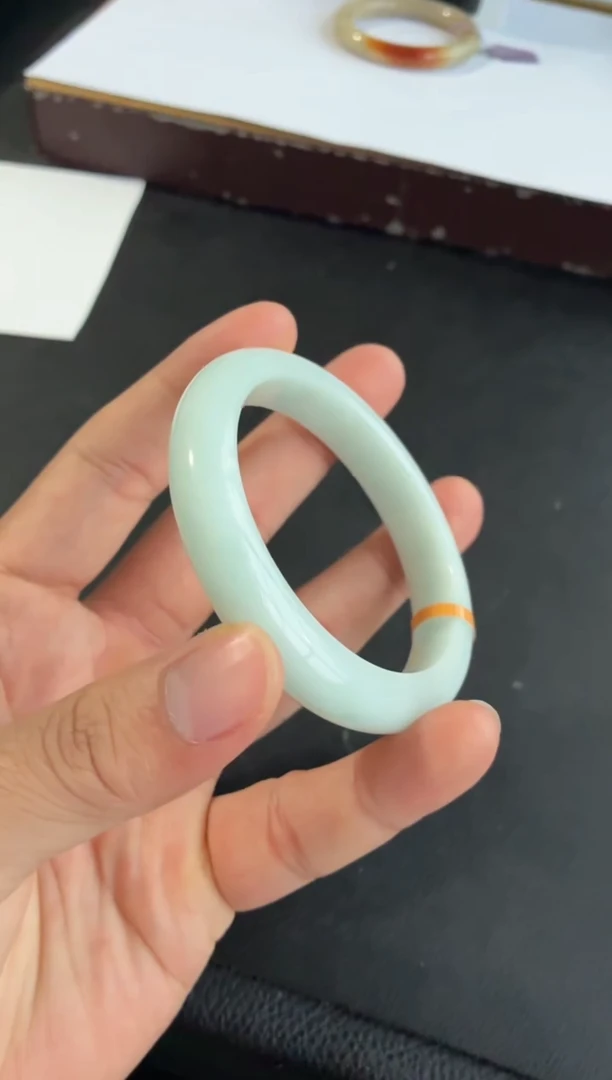 未镶嵌手镯翡翠（开播福利五星强推）甜果绿底  2号