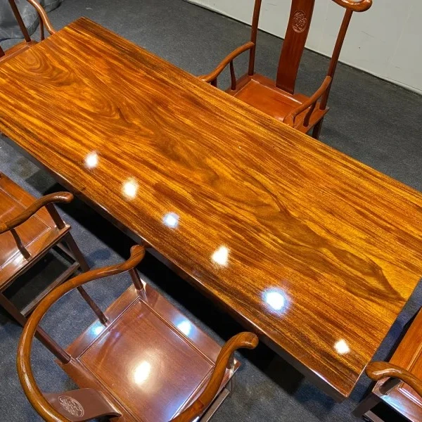 5-10K进口原木大板办公桌，大班台（具体板面直播间截屏确认）