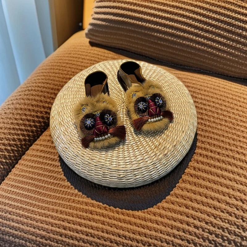 2025春上新（琥珀）新中式重工刺绣时尚百搭虎头气质网红