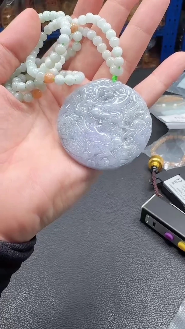 翡翠未镶嵌颈饰@****@199