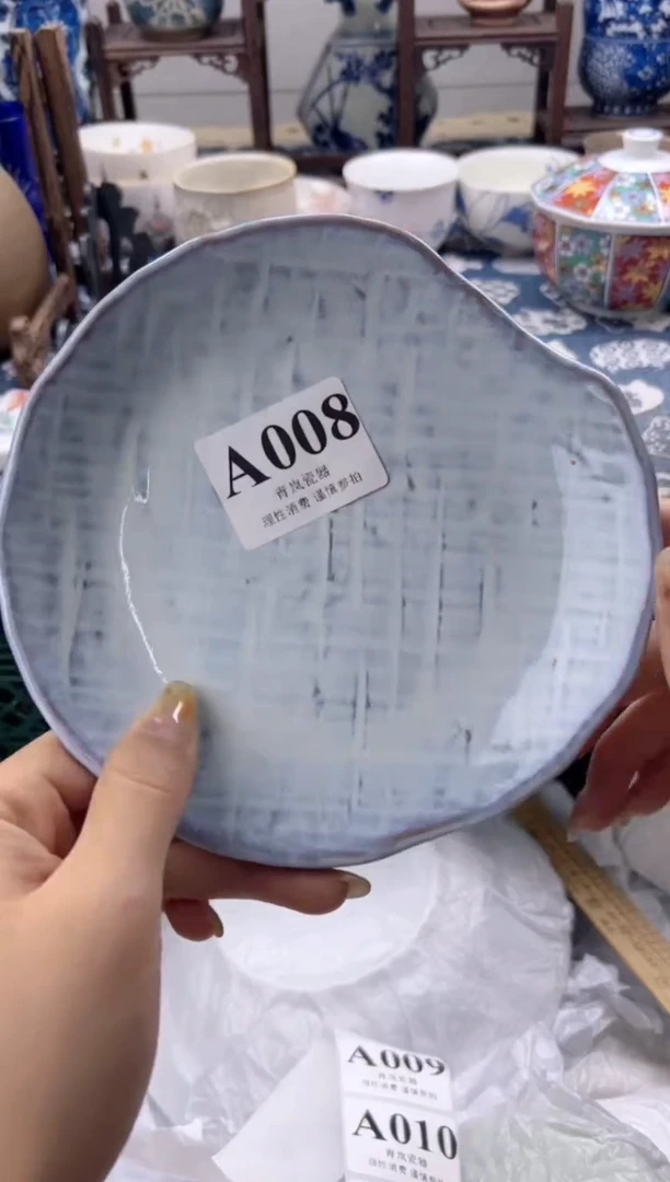 瓷片雕     A008