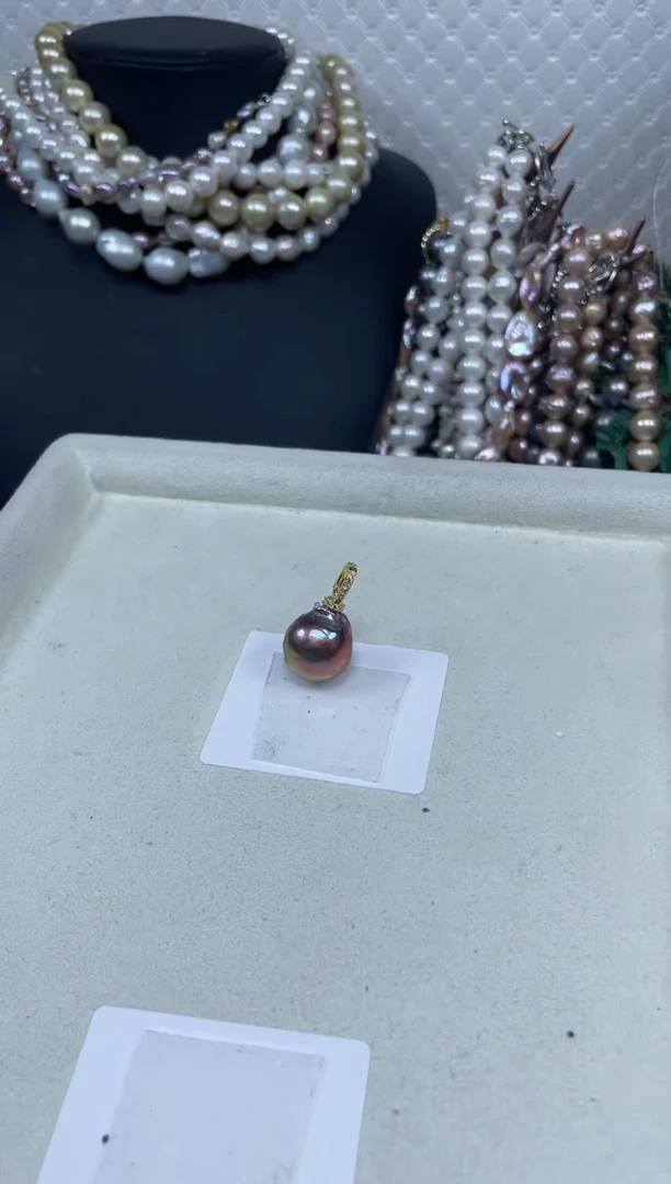 【闪购商品】淡水珍珠吊坠(不含链)未镶嵌【纯恬珍珠】