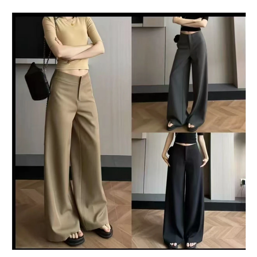 菲菲的店三色西裤