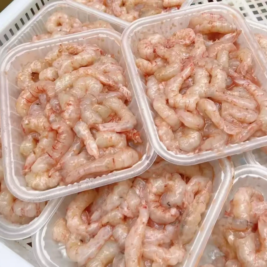 广东新鲜现剥海虾虾仁【250克/盒，到手4盒，净重2斤】速冻京东包邮