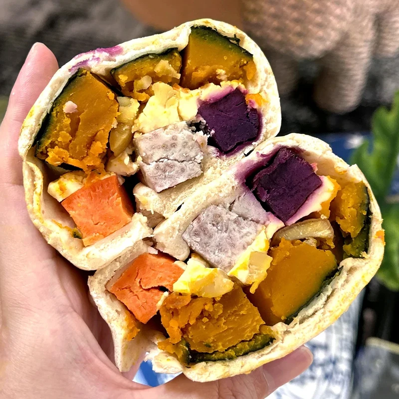 【老少爱吃】手工五谷丰登馒头健康粗粮代餐轻食代餐方便速食蒸