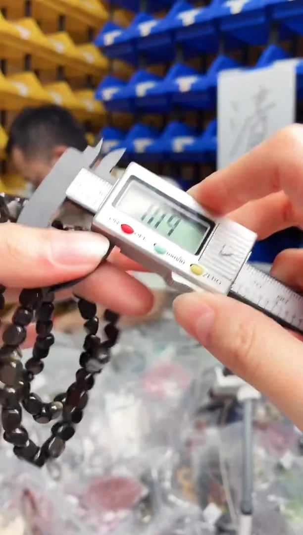 未镶嵌黑曜岩手串957