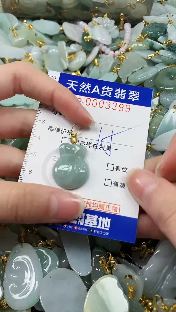 颈饰未镶嵌翡翠纯天然a货翡翠